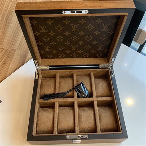 watch travel case louis vuitton|louis vuitton watch display case.